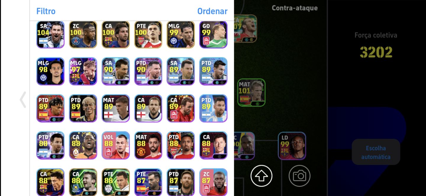 Conta efootball muito forte