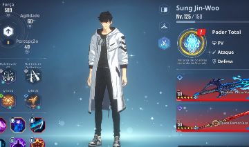 Solo Leveling Arise Conta ENDGAME FULL SSR, TODAS AS SOMBRAS, LVL 150