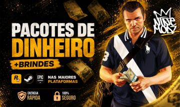 UP DE CONTAS | GTA 5 Online PC | Pacotes de Dinheiro +Trajes + Veiculos