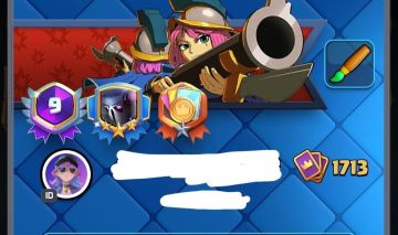 Conta de Clash royale de 9 anos super gemada com vários cartas level 16