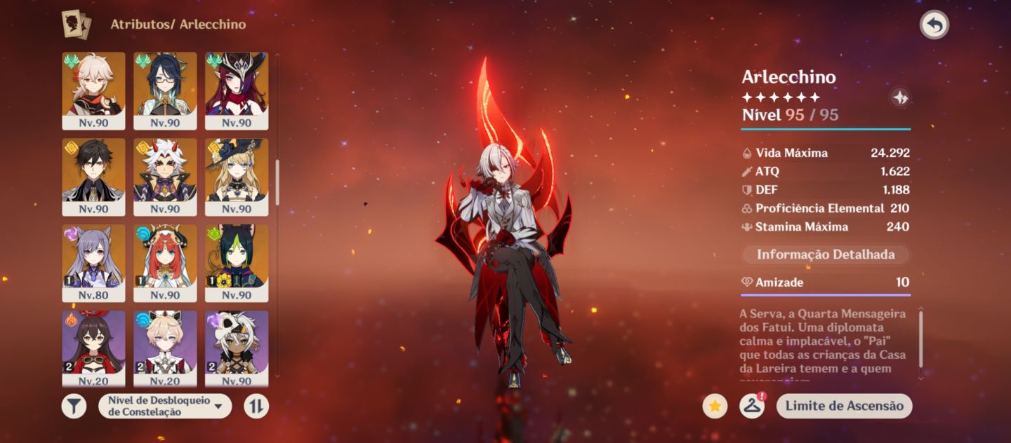 Conta endgame Genshin Impact