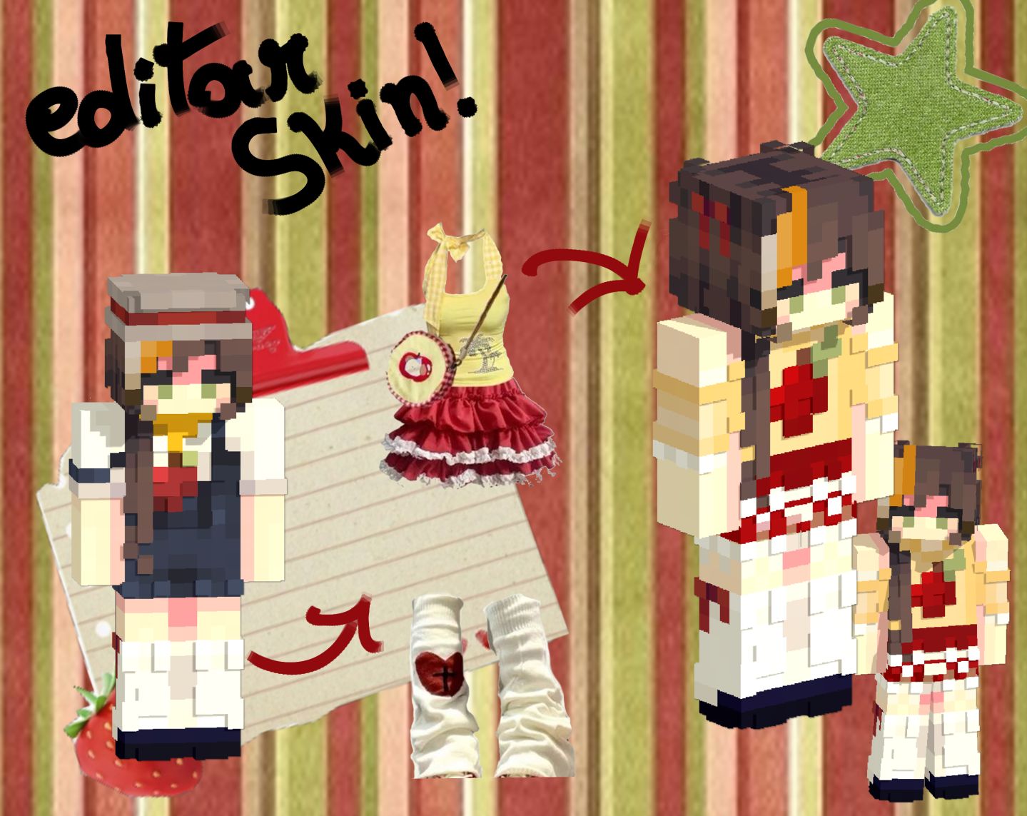 Transforme sua ideia em skin no Minecraft!!