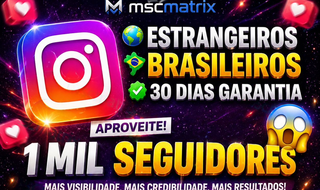 (PROMOÇÃO) - 1 Mil Seguidores Instagram | Estamos 24hrs online