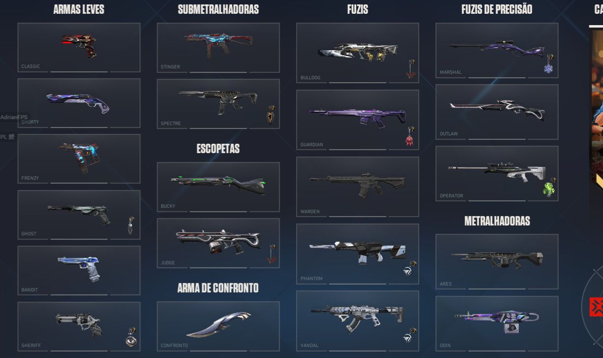 CONTA VALORANT COM MUITA SKIN TOP ELO DIAMANTE MAIS DE 2.8K GASTOS