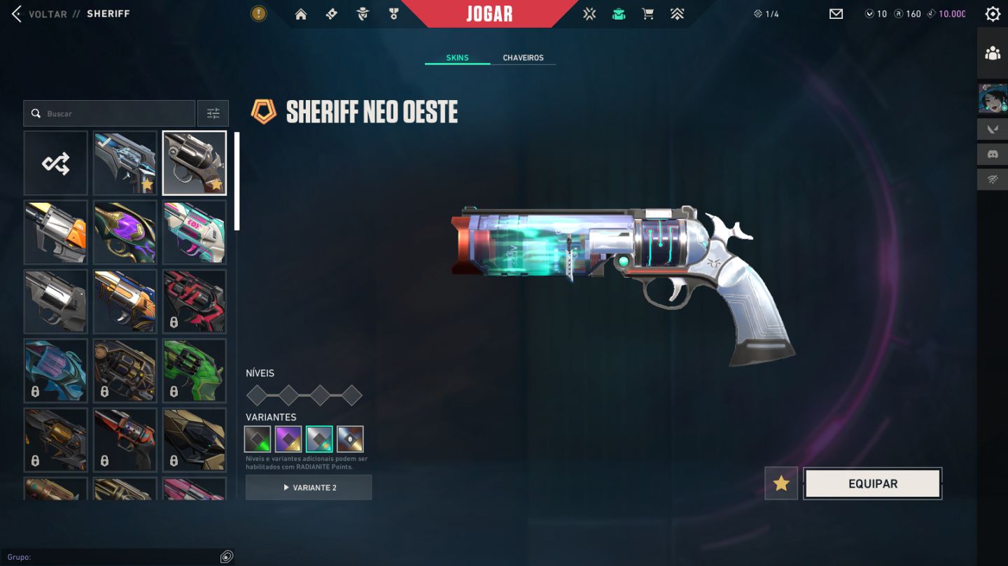 Conta de Valorant com Skins + Vandal Champions 2023