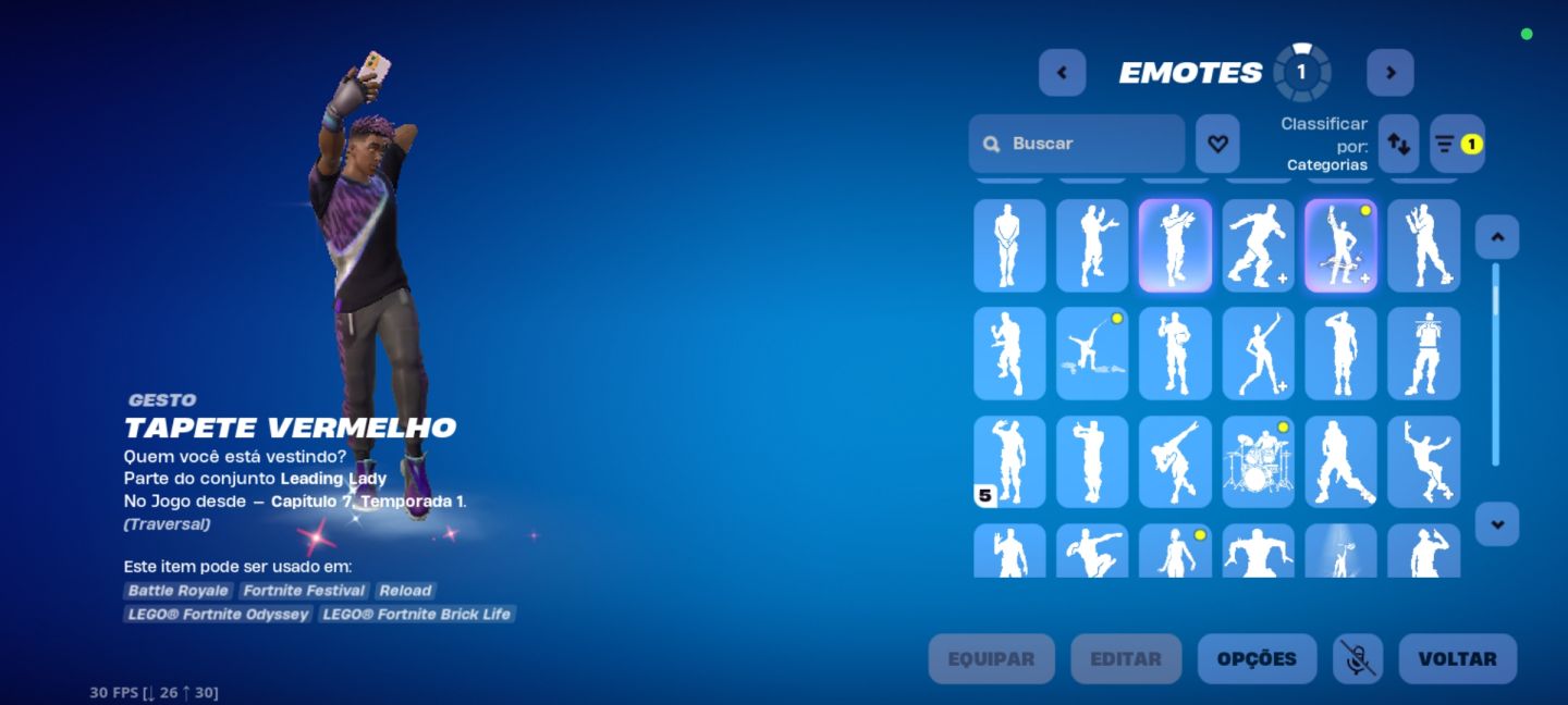 Conta fortnite capítulo 1 e 2 com skins raras