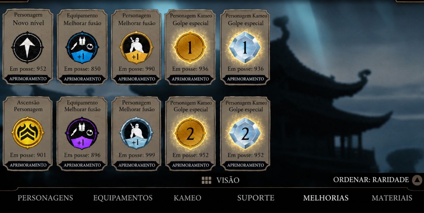 Mortal Kombat mobile almas e cristais do dragão