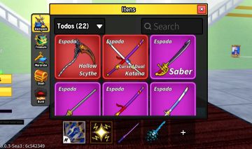 Conta blox fruit, cdk, skin do Roblox