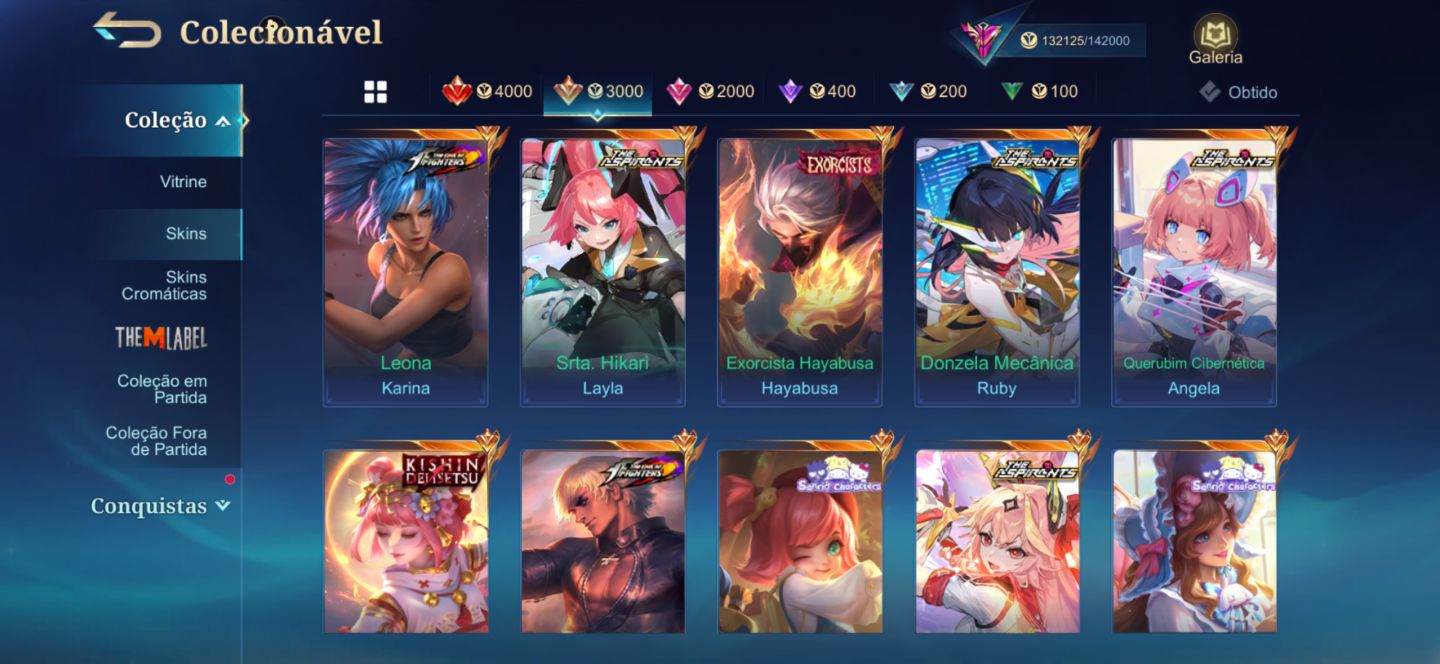 CONTA MOBILE LEGENDS