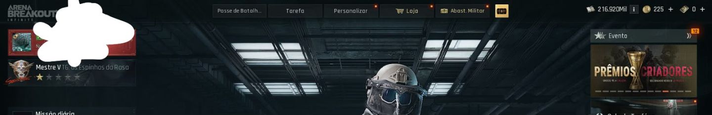Conta Arena Breakout(PC) 200m Full acesso