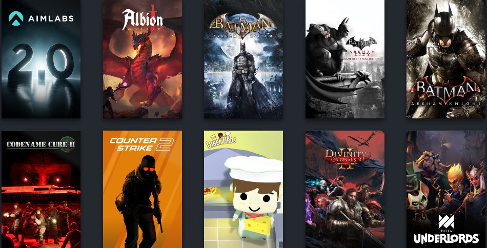 Conta Steam Full Acesso Com Alguns Jogos do Batman,Project Zomboid e vários outr