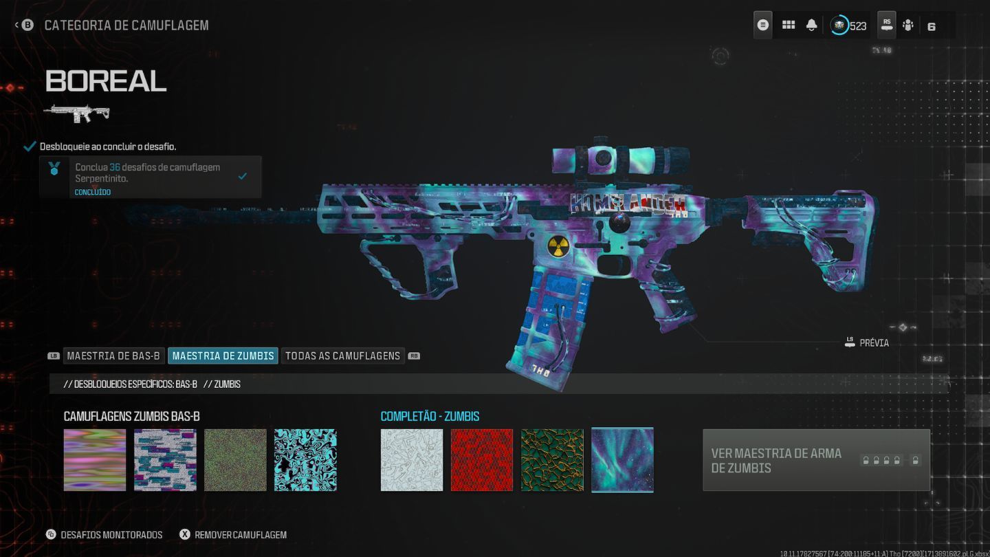 MELHOR CONTA DO SITE COD MW3/MW2 WARZONE INCRIVEL SKINS TOPS