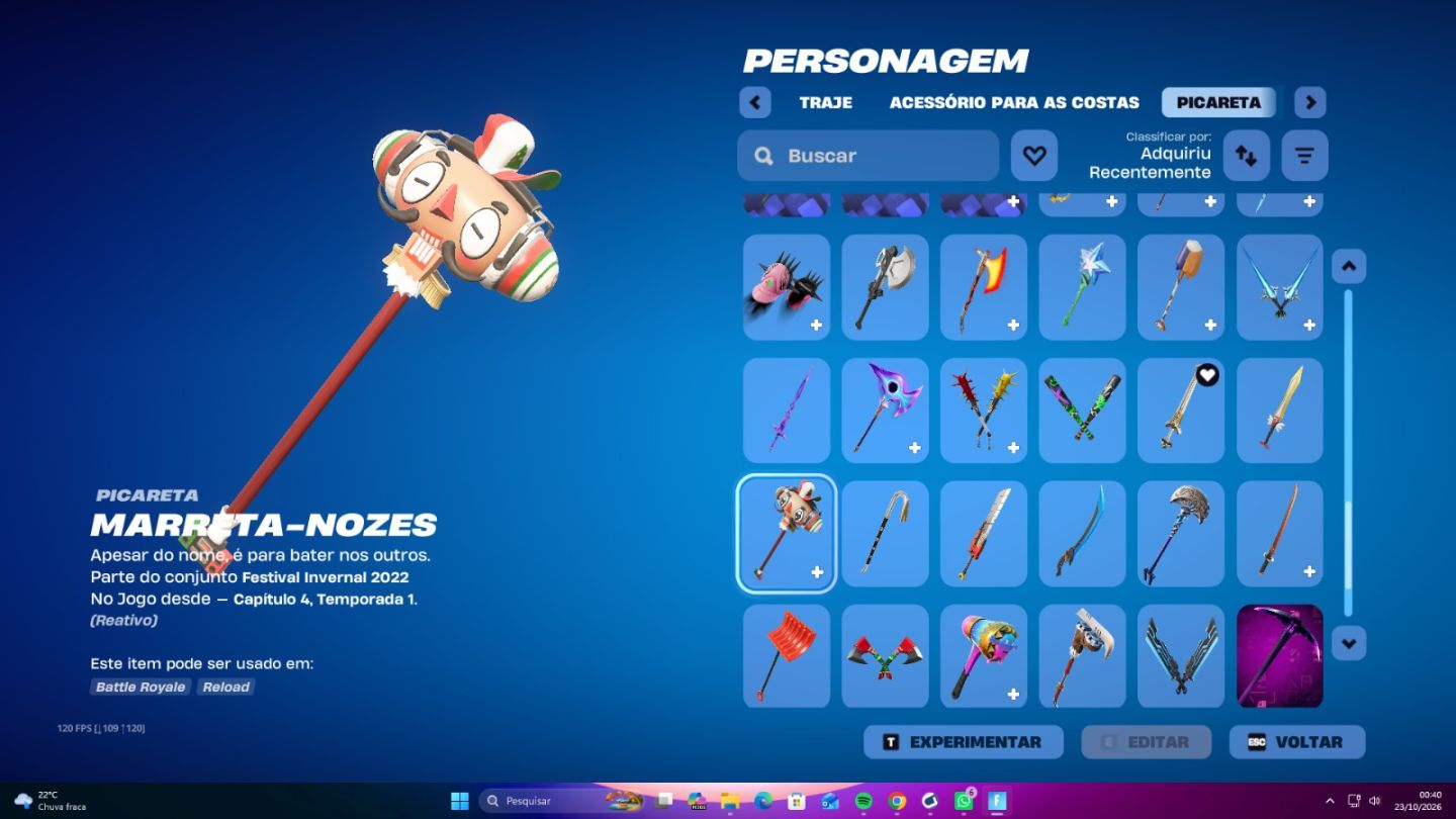 Conta de fortnite try hard