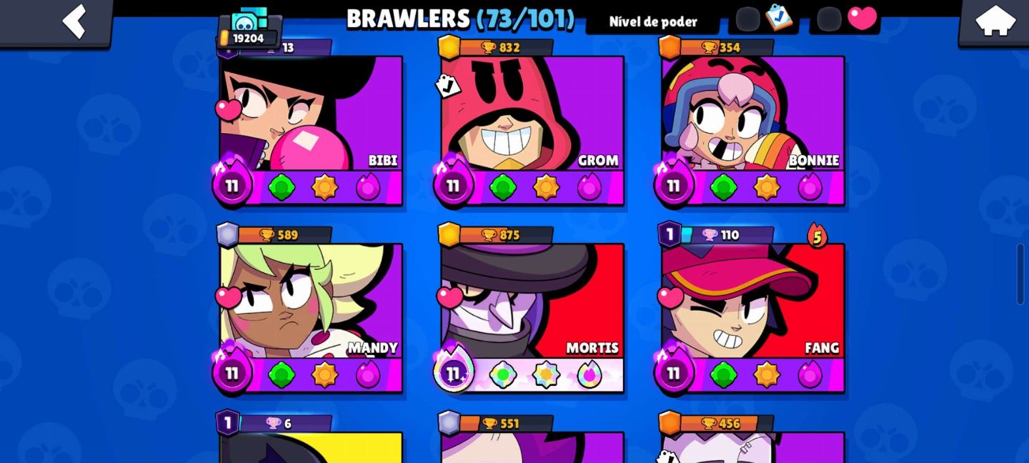 CONTA DE BRAWL STARS