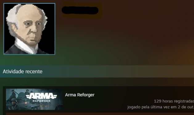 CONTA STEAM COM ARMA REFORGER