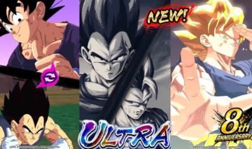 Goku ssj3 e vegeta ssj2 ultra estrelados DRAGON BALL LEGENDS