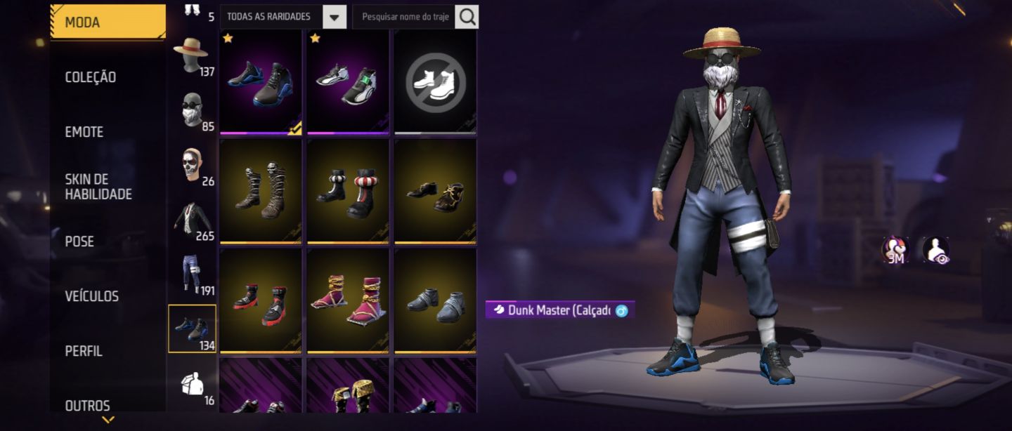 Conta free fire, login pelo o google, login do facebok perdido,3 armas evolutiva
