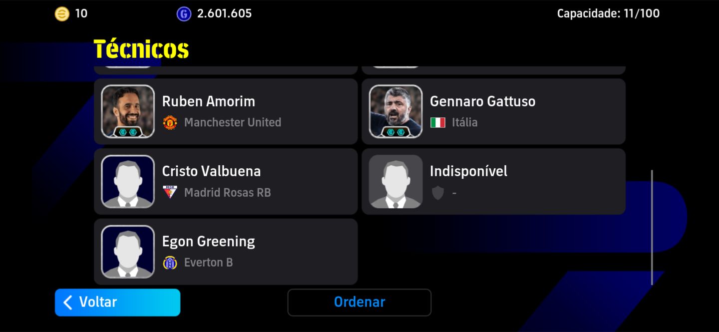 Conta efootball 3234, Ronaldinho Messi e Gabriel Magalhães big time