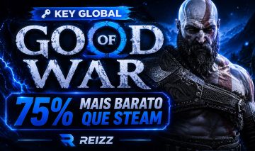 Key Global - God Of War - 75% MAIS BARATO QUE STEAM