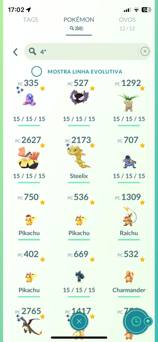 CONTA POKÉMON GO - OG 2018
