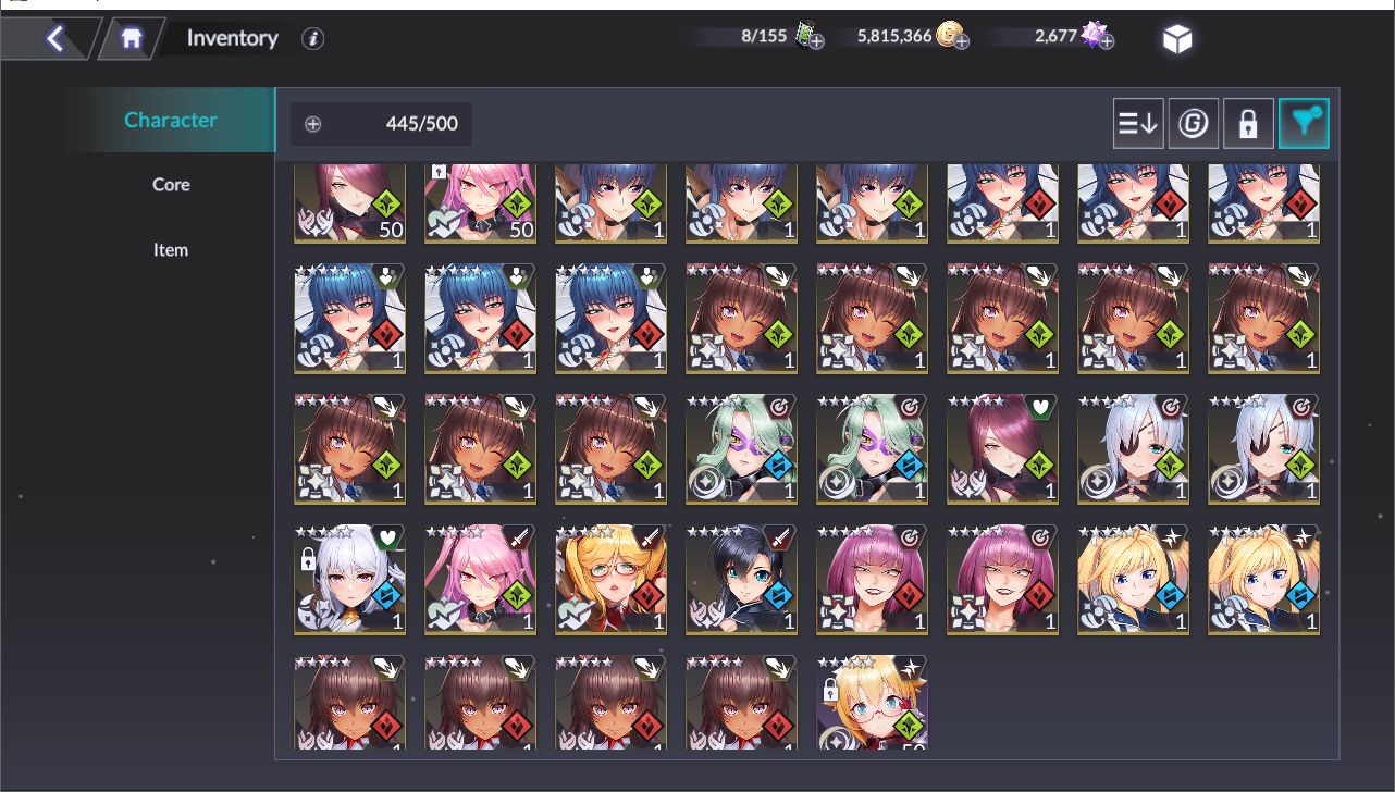 Taimanin Squad, com Azusa, Kirara, Aki, Ayame, Kurenai, Mirabell, Rakshasa, etc