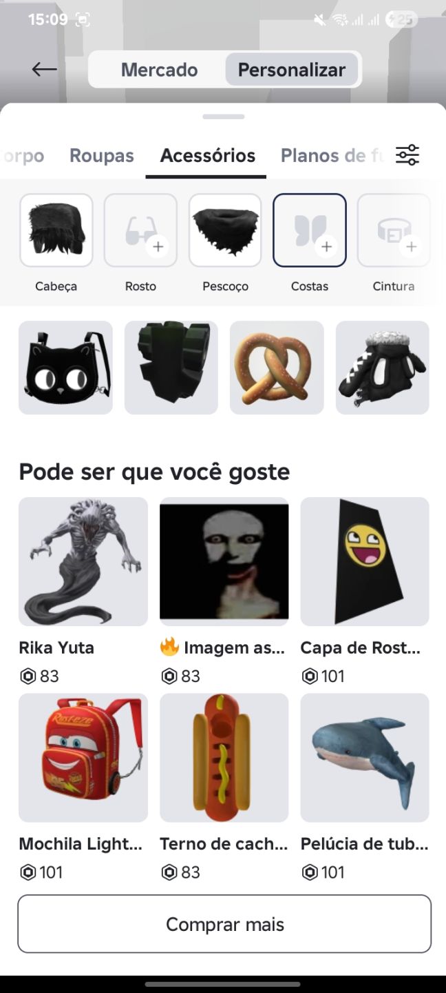 Conta de Roblox 2023 com vários itens