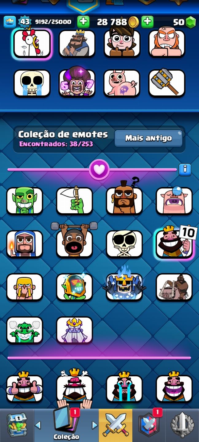 CONTA DE CLASH 5 ANOS 9700 TROFÉUS