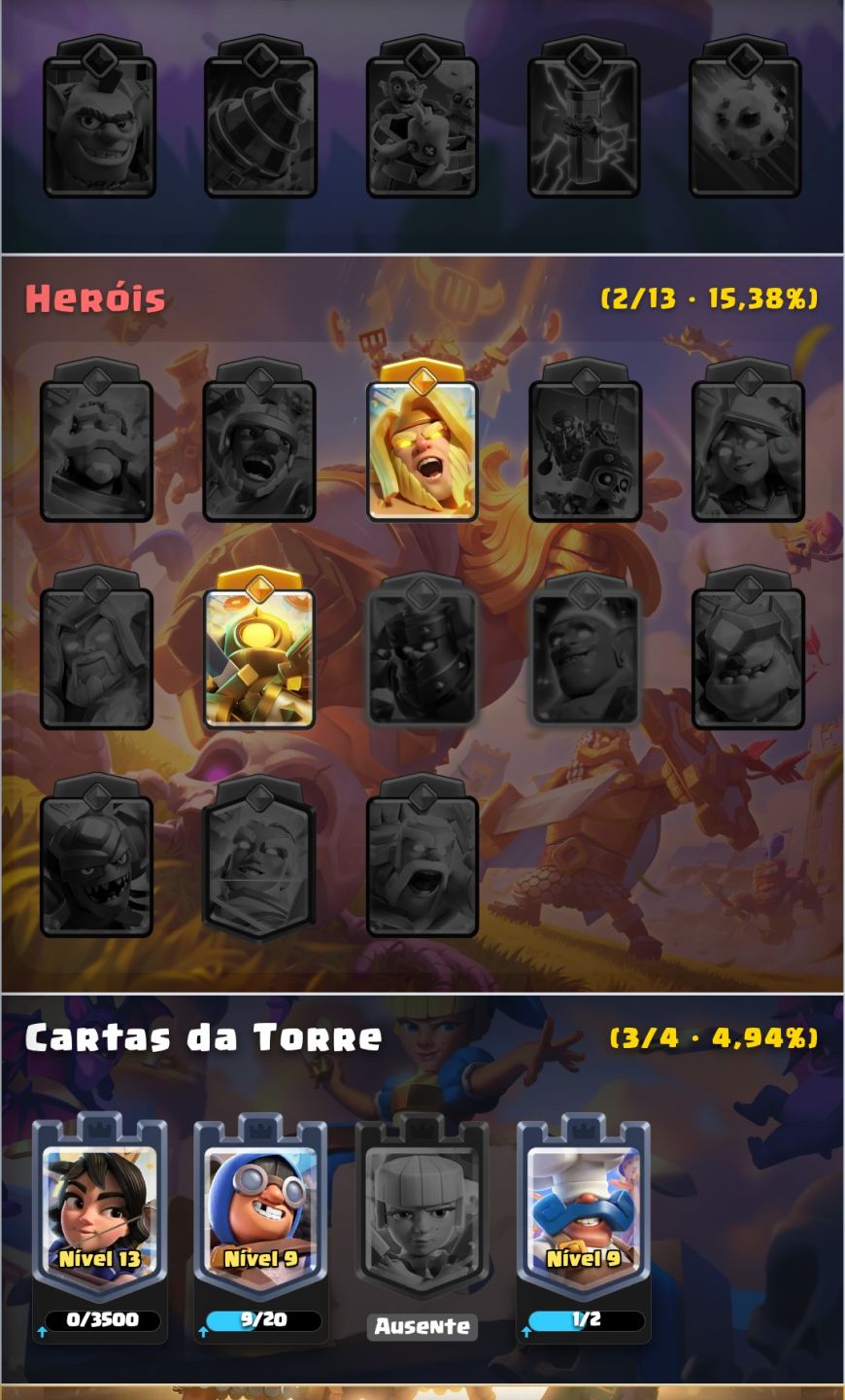 CONTA DE CLASH ROYALE | ARENA 18