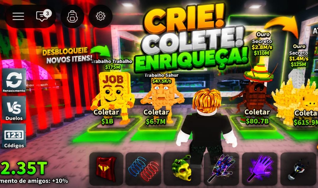 CONTA DE ROUBE UM BRANHOIT (ROBLOX)!