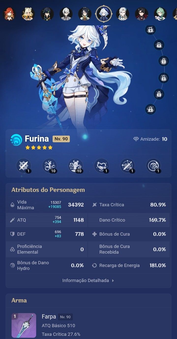 Genshin impact - AR60 Mavuika C2 R1. 100% da maioria de exploração