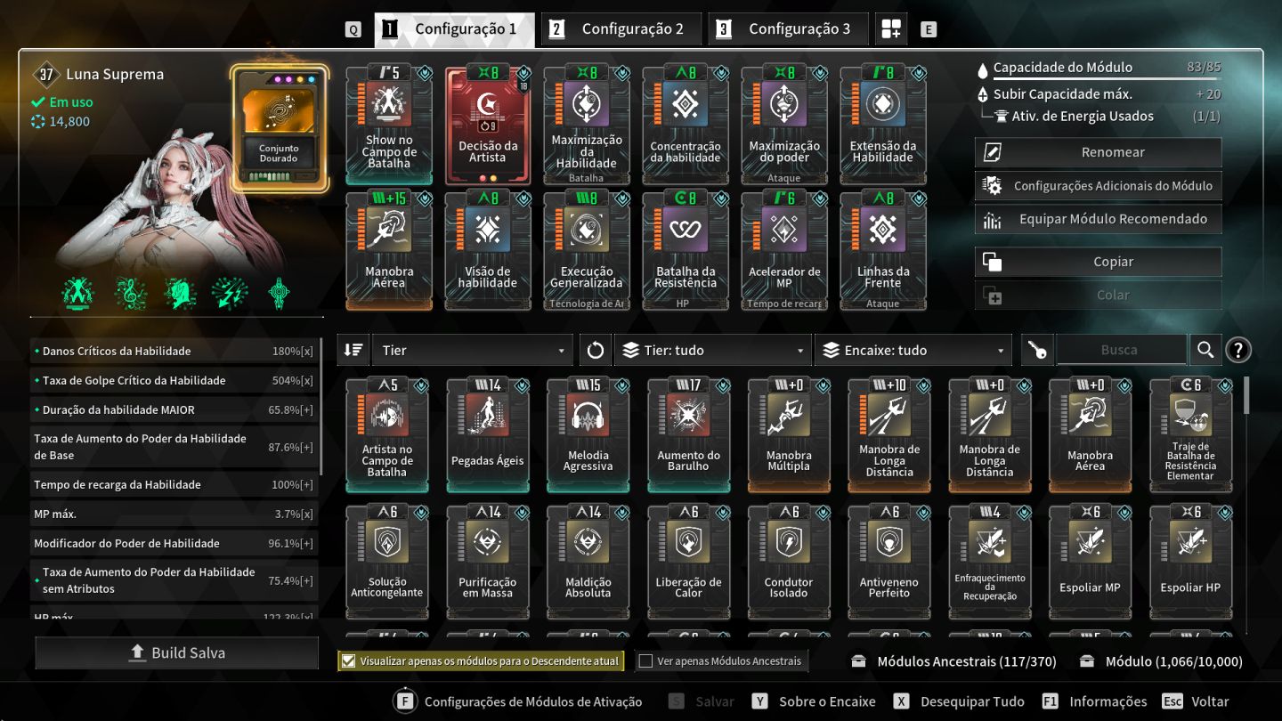 CONTA ENDGAME THE FIRST DESCENDANT | RANK 28 - 13 DESCENDANT FULL BUILD
