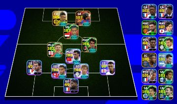 Conta de efootball vários jogadores insanos pack da França yamal 107, Kaká ect..