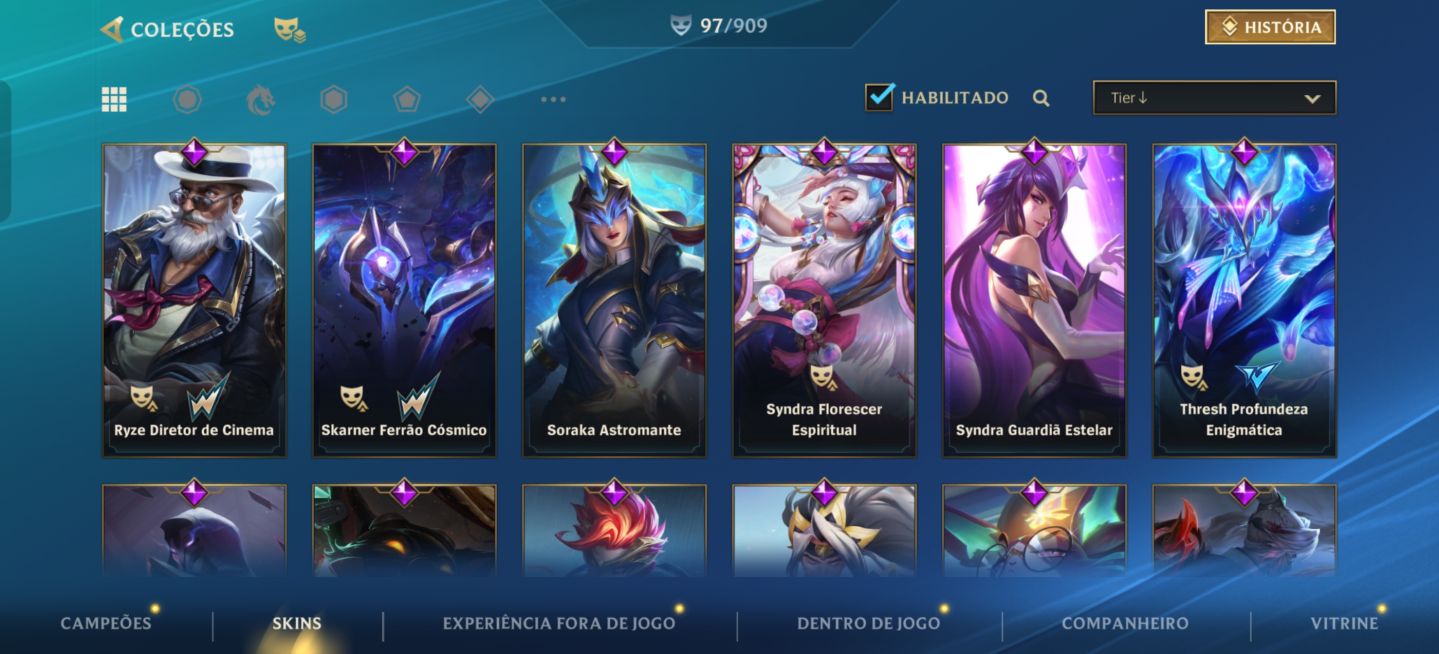 Conta a valor de desapego
