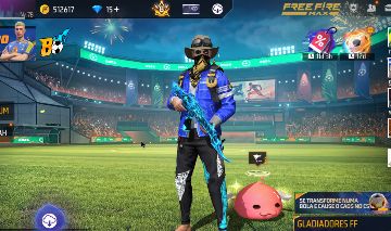 CONTA FREE FIRE ANTIGA PRIME 8 +800 PEITORAL