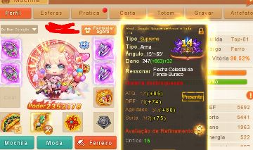 Conta s60 Ddtank Origin 2,3kk