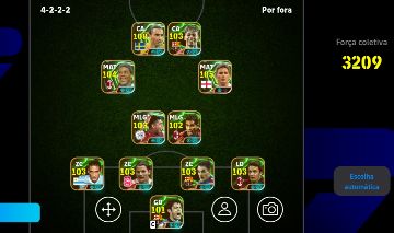 CONTA EFOOTBALL ELITE - FORÇA COLETIVA 3209