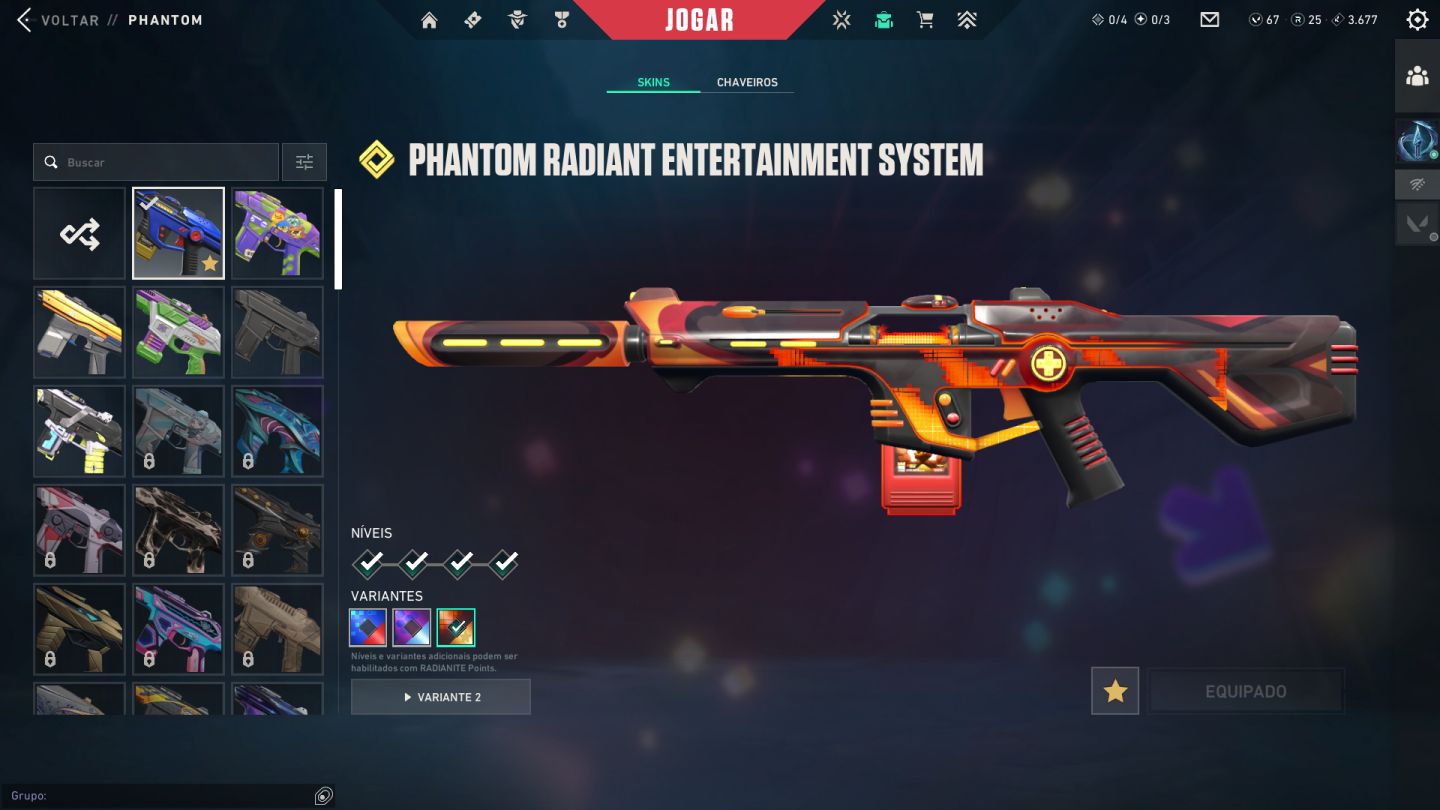 1 x CONTA DE VALORANT FULL ACESSO, COM 9 VANDAL, 8 FACAS, 5 PHANTOM E MAIS SKINS