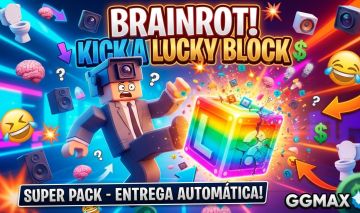 Brainrot de kick a luck blocky