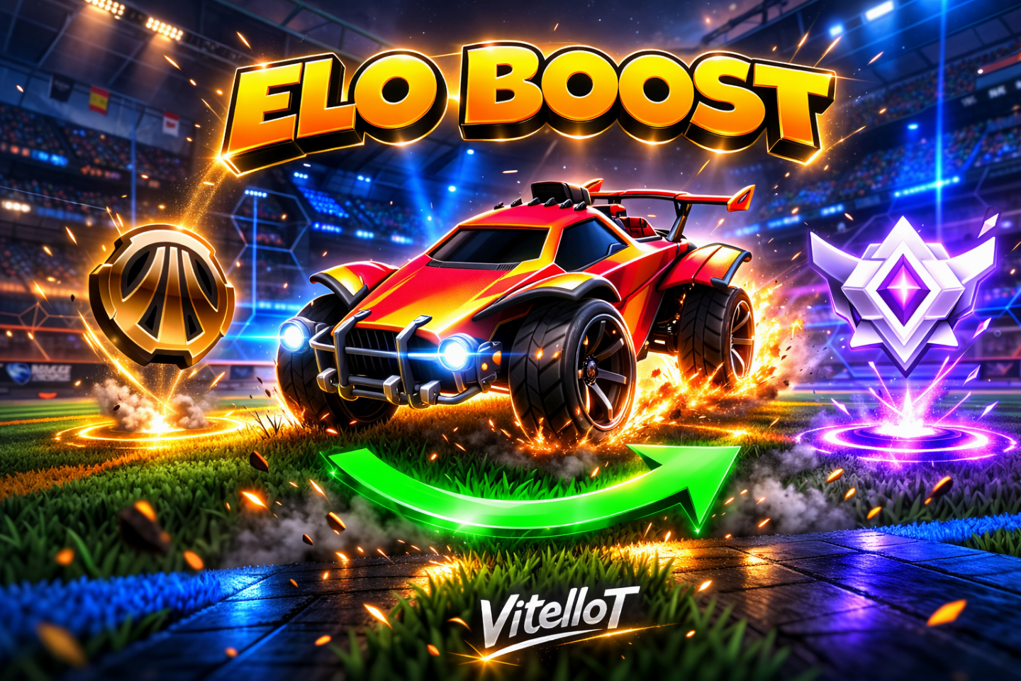 [Rocket League]Boost de conta/Elo Boosting/Elojob por um preço acessível [PC/PS]