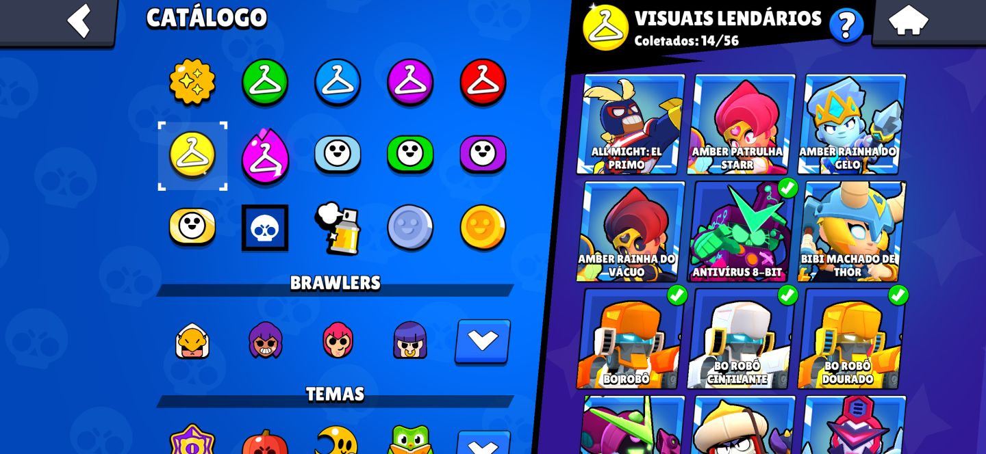 Conta de brawl stars com todos os brawlers, ideal pra iniciante!!
