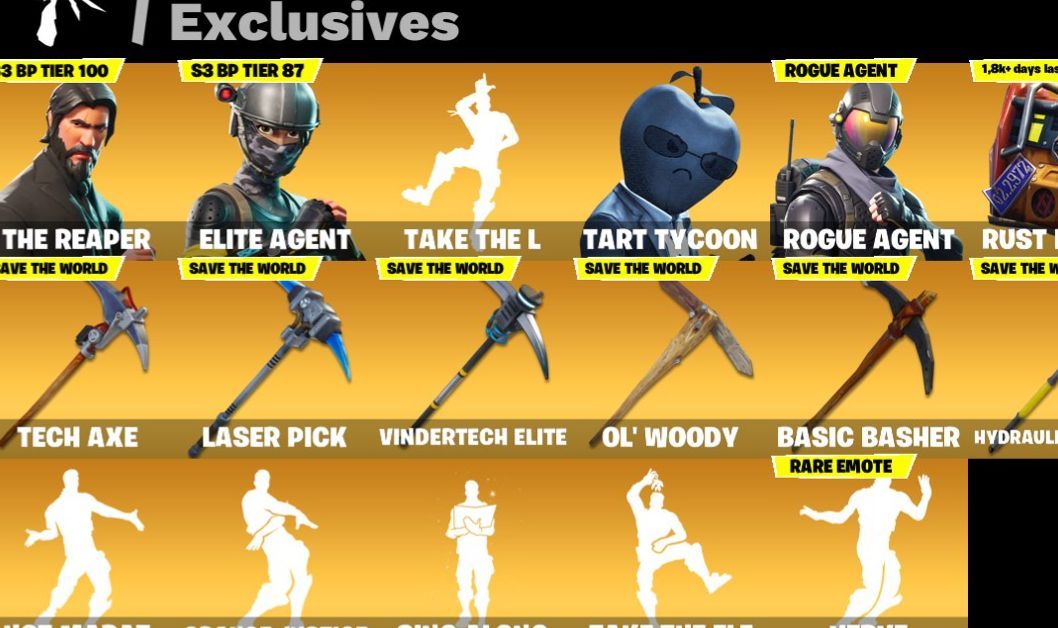 [CONTA RARA] COM CEIFADOR + TAKE THE L + AGENTE DE ELITE 52 SKINS