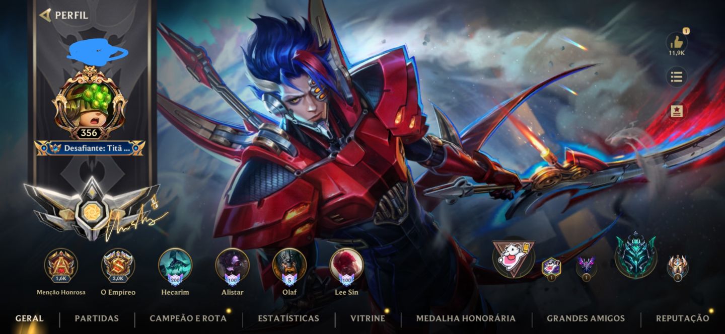 Conta WILD RIFT RARA