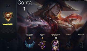 CONTAS DE LOL/FULL ACESSO/PODE TROCA A SENHA E O E-MAIL/ENTREGA 100% garantida