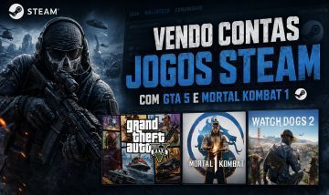 Conta Steam Com gta 5 e cs 2 prime