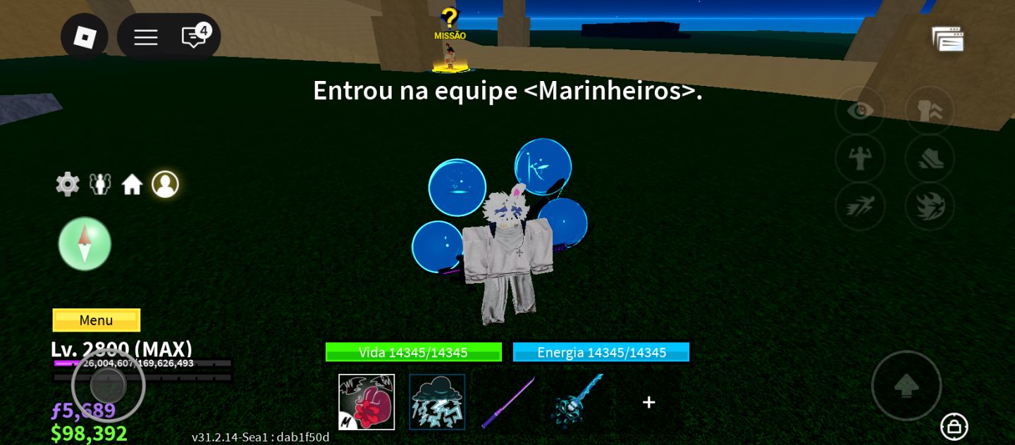 Conta de blox e 99 noites
