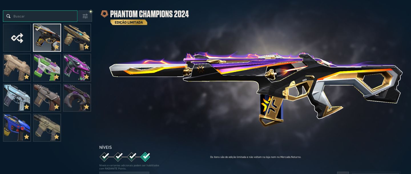 CONTA VALORANT VARIAS SKINS