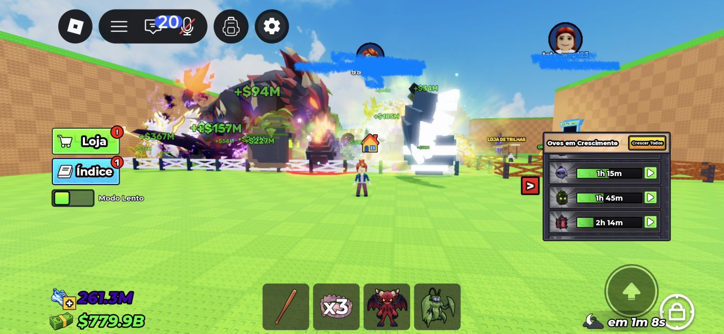Conta Roblox ROUBE UM OVO com pets ops