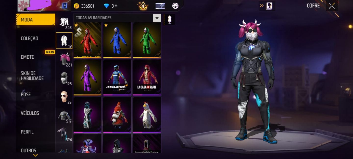 CONTA ID 8 DIG COM 4 TOP CRIMINAL ( UMPS PAPEL )
