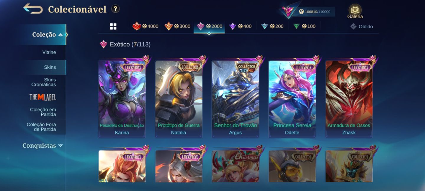 Conta colecionador prestigiado IV || Emblemas e hero full