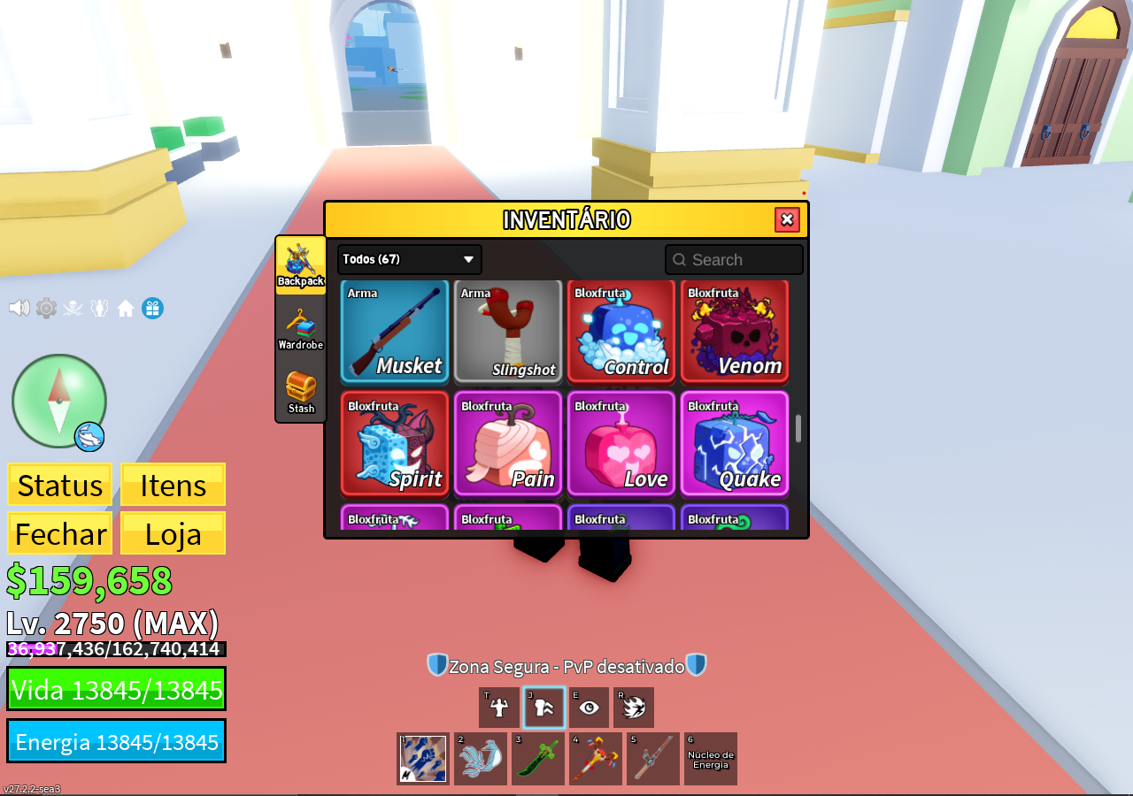 CONTA BLOX FRUITS (DARK BLADE) PROMOÇÃO BOUNTY HUNTER.